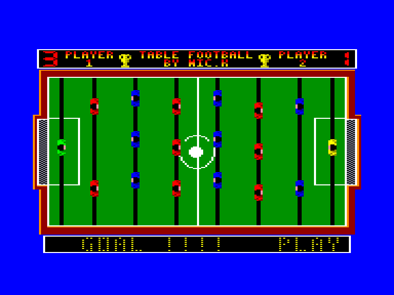 screenshot of the Amstrad CPC game Baby foot by GameBase CPC