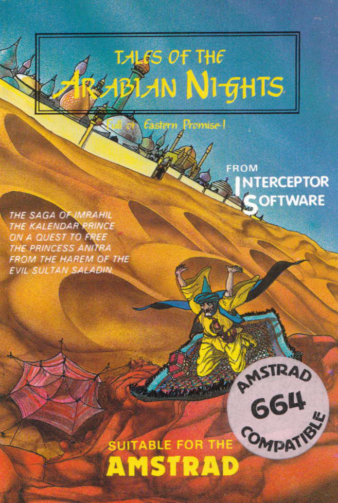 screenshot of the Amstrad CPC game Tales of the arabian nights by GameBase CPC