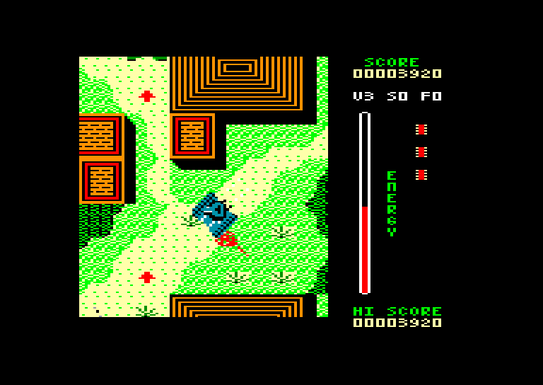 screenshot of the Amstrad CPC game Tank by GameBase CPC