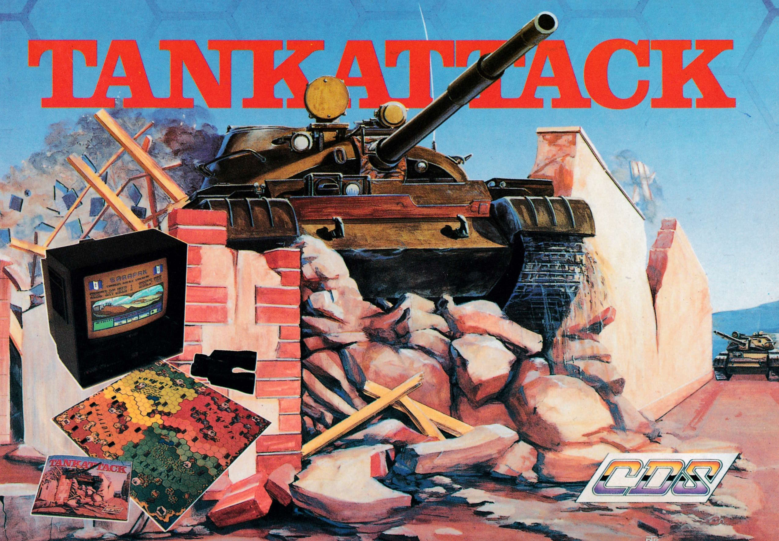 cover of the Amstrad CPC game Tank Attack  by GameBase CPC