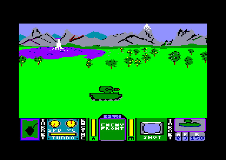 screenshot of the Amstrad CPC game Tank Command by GameBase CPC