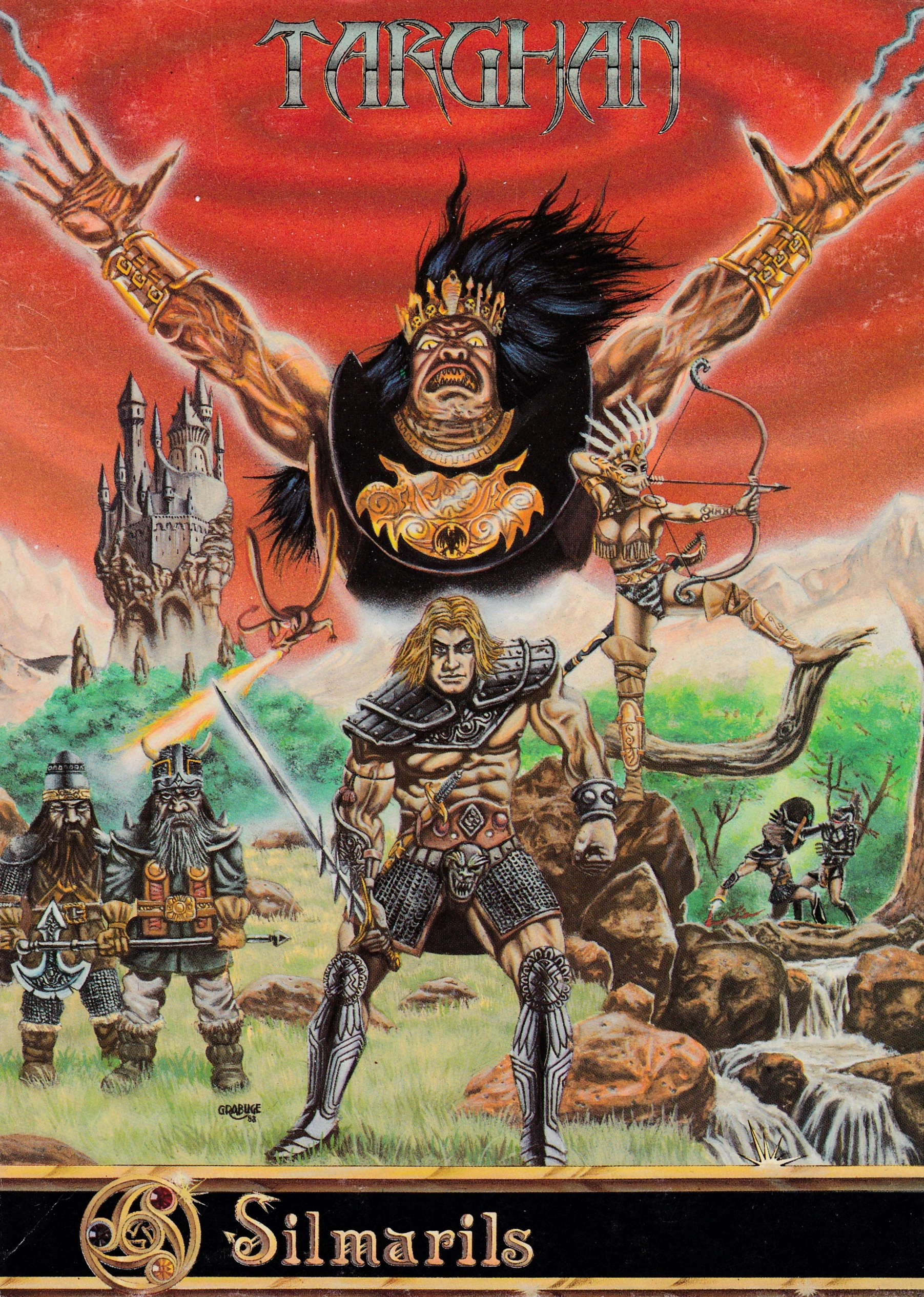 cover of the Amstrad CPC game Targhan  by GameBase CPC