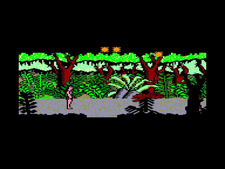 screenshot of the Amstrad CPC game Tarzan by GameBase CPC