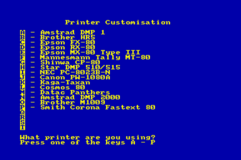 screenshot of the Amstrad CPC game Tasprint 464 by GameBase CPC