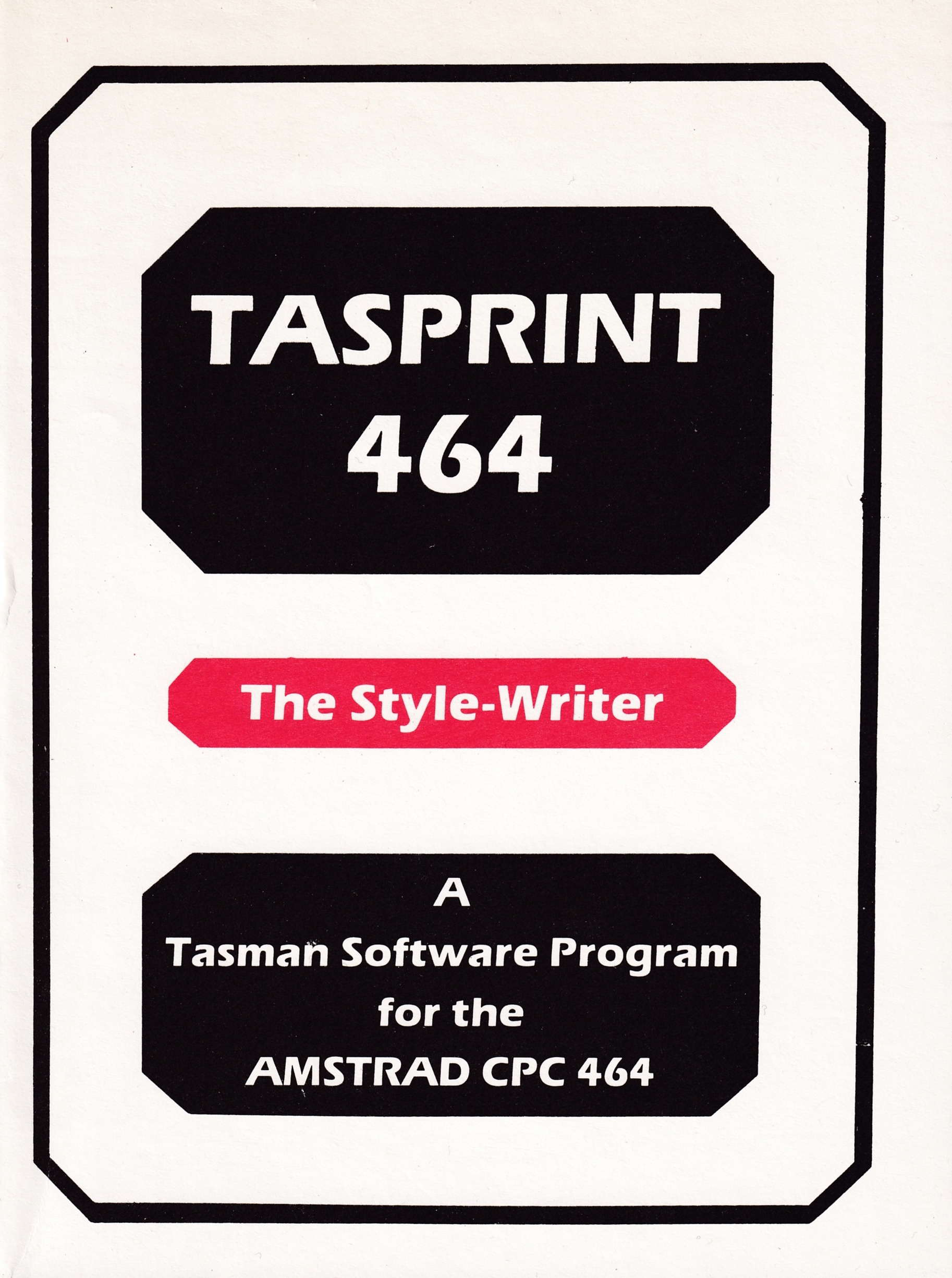 cover of the Amstrad CPC game Tasprint 464  by GameBase CPC