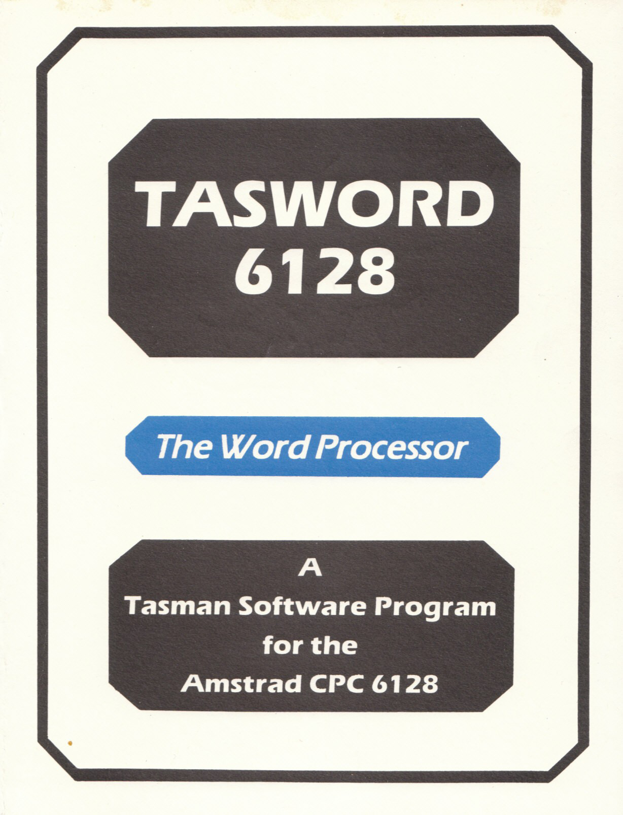 cover of the Amstrad CPC game Tasword 6128  by GameBase CPC