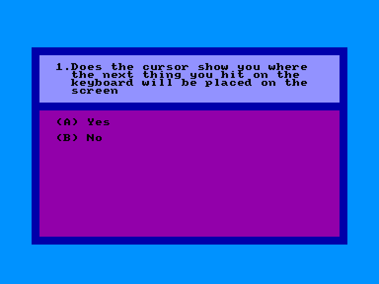 screenshot of the Amstrad CPC game Teach Yourself Amstrad BASIC - A Tutorial Guide - Part 1 by GameBase CPC