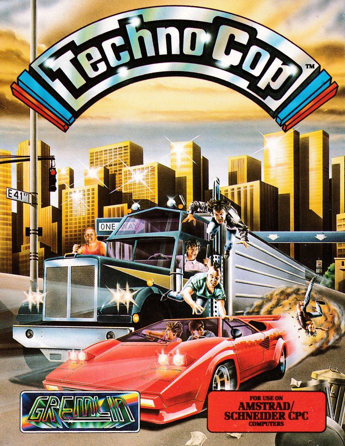 cover of the Amstrad CPC game Techno Cop  by GameBase CPC
