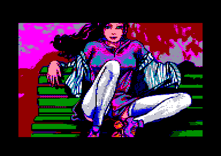 screenshot of the Amstrad CPC game Teenage queen by GameBase CPC