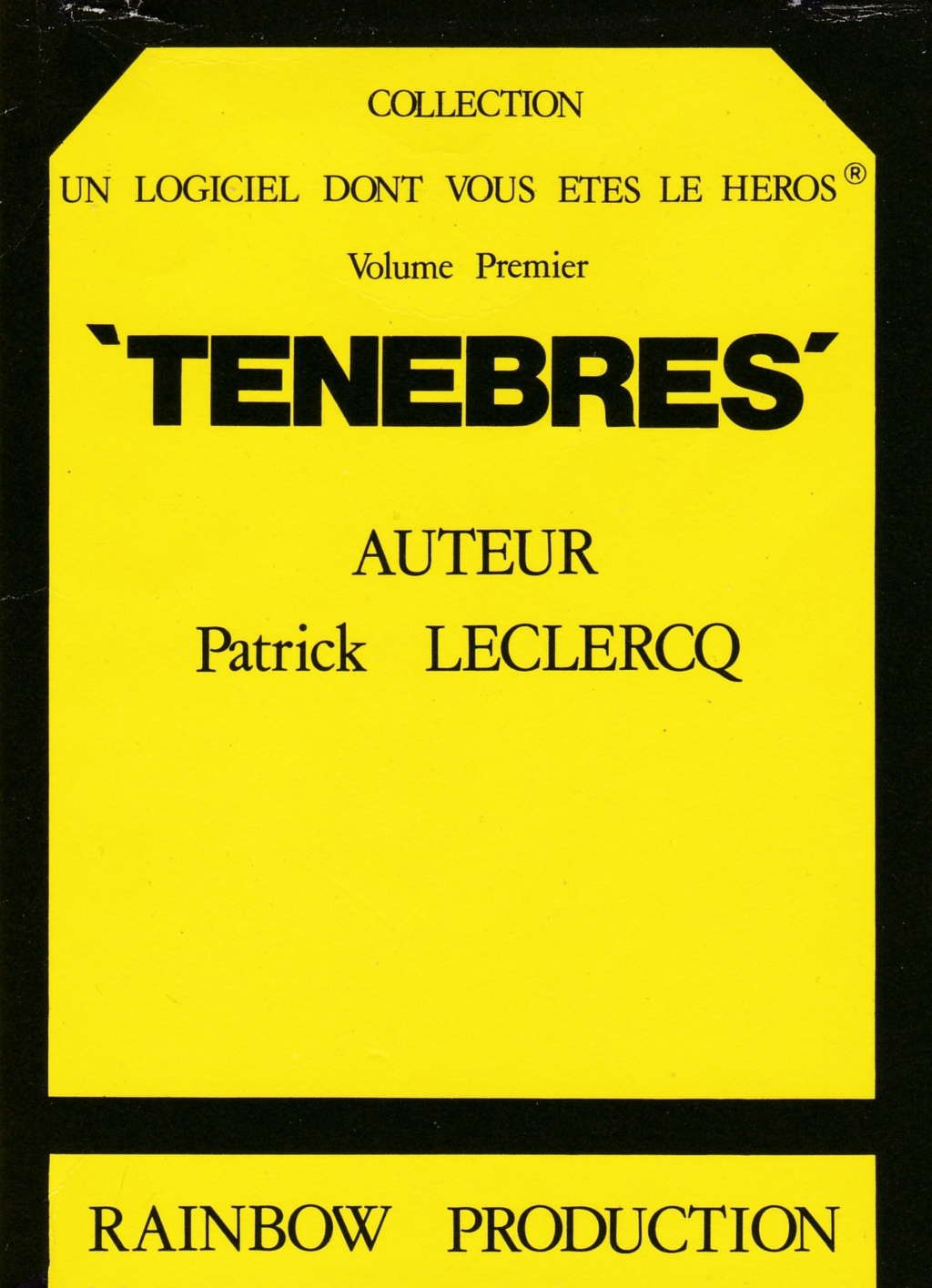 cover of the Amstrad CPC game Tenebres  by GameBase CPC