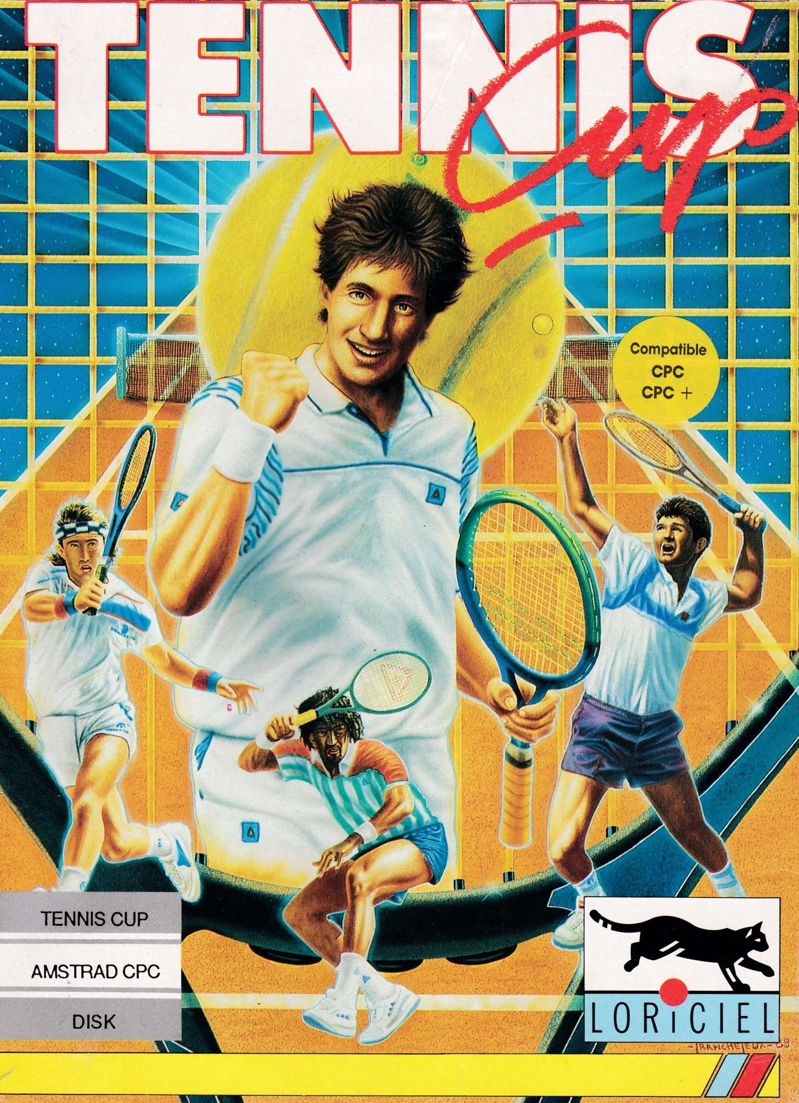 screenshot of the Amstrad CPC game Tennis cup by GameBase CPC