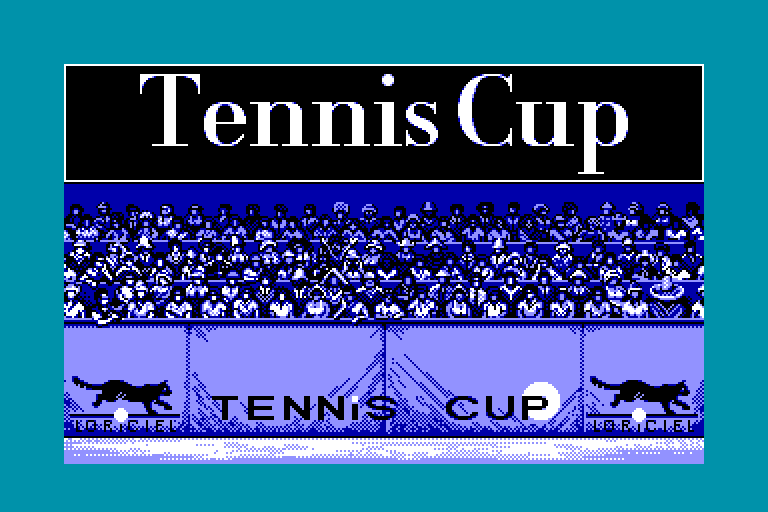 screenshot of the Amstrad CPC game Tennis cup by GameBase CPC