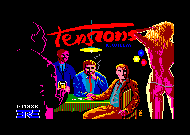 screenshot of the Amstrad CPC game Tensions by GameBase CPC