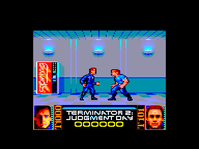 screenshot of the Amstrad CPC game Terminator 2 by GameBase CPC