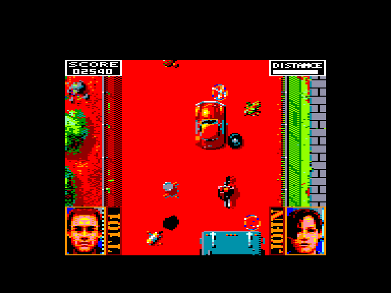 screenshot of the Amstrad CPC game Terminator 2 by GameBase CPC