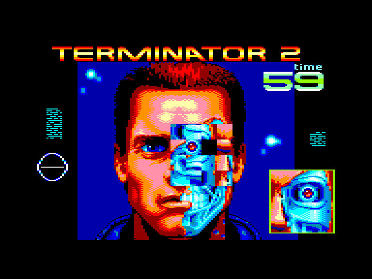 screenshot of the Amstrad CPC game Terminator 2 by GameBase CPC