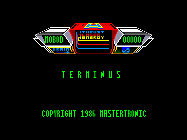 screenshot of the Amstrad CPC game Terminus