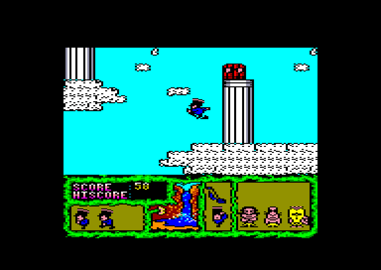 screenshot of the Amstrad CPC game Terramex by GameBase CPC