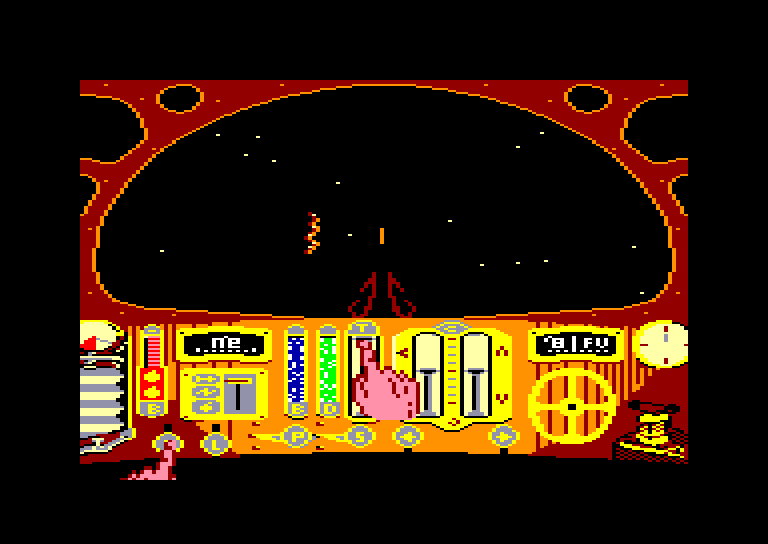 screenshot of the Amstrad CPC game Terror of the deep by GameBase CPC