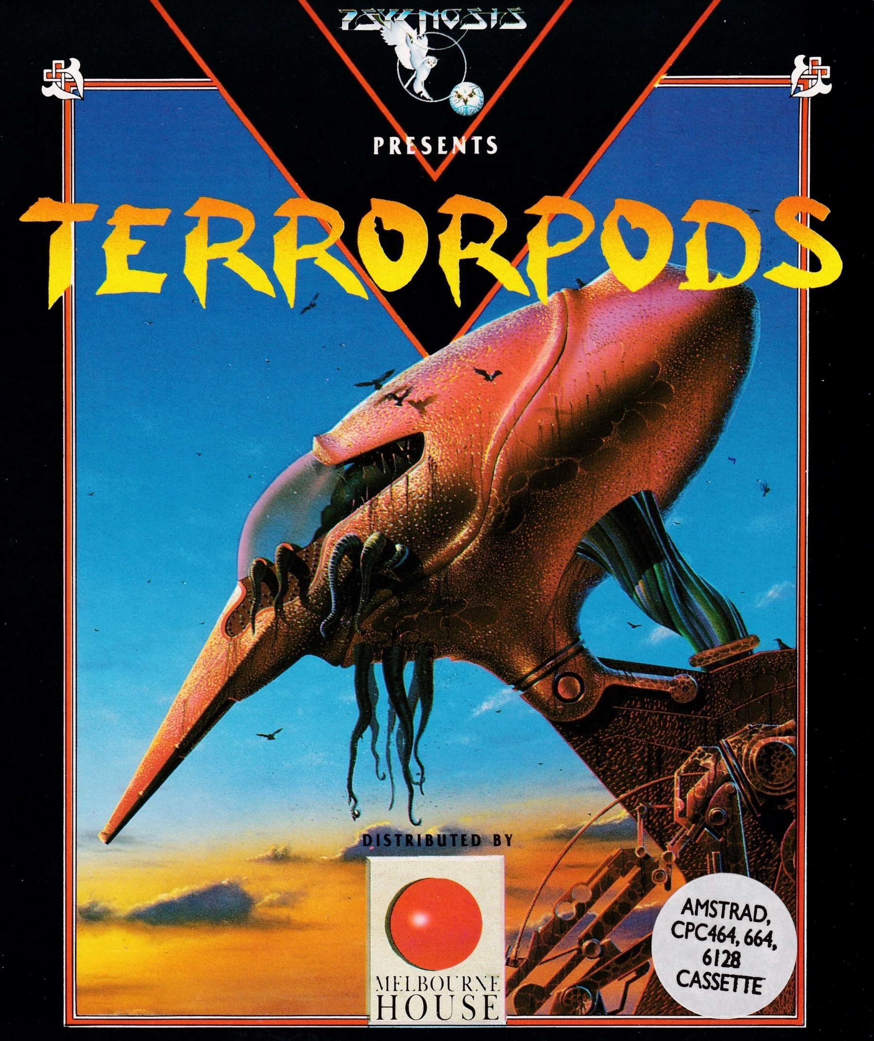 cover of the Amstrad CPC game Terrorpods  by GameBase CPC