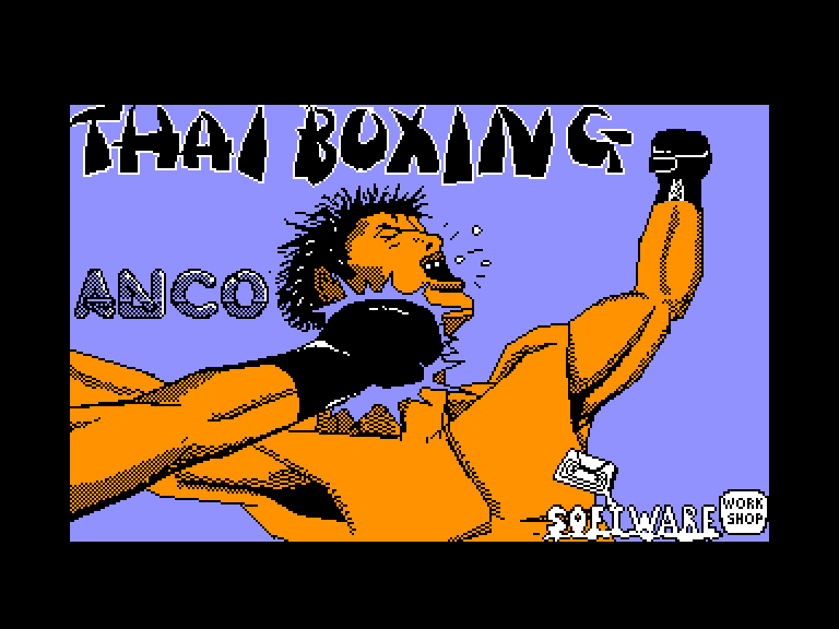 screenshot of the Amstrad CPC game Thai boxing by GameBase CPC