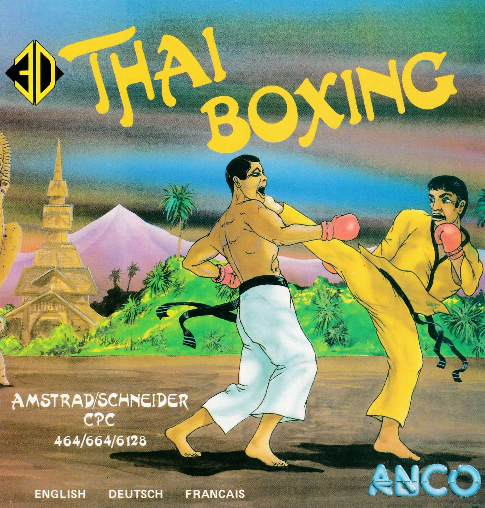 cover of the Amstrad CPC game Thai Boxing  by GameBase CPC