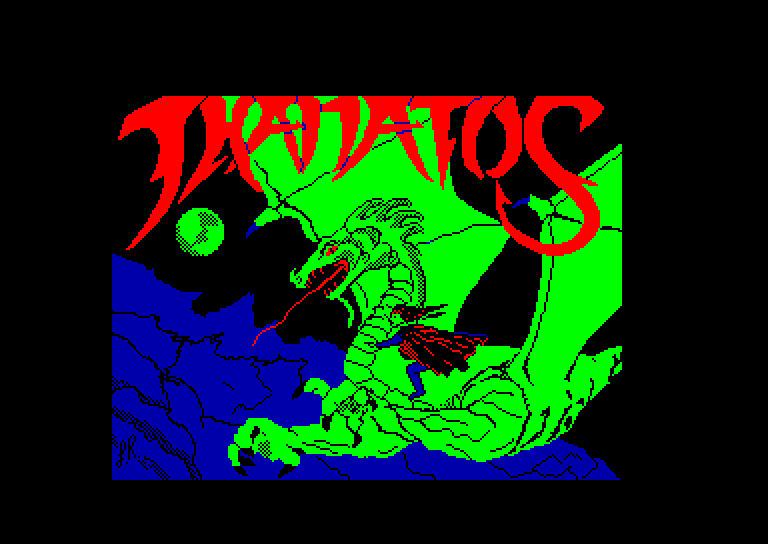 screenshot of the Amstrad CPC game Thanatos by GameBase CPC