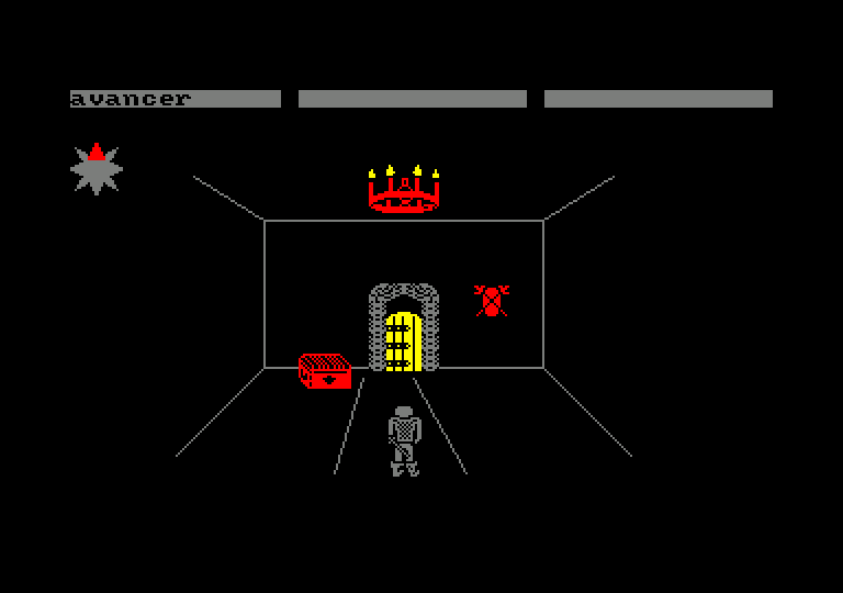 screenshot of the Amstrad CPC game Dungeon's Revenge by GameBase CPC