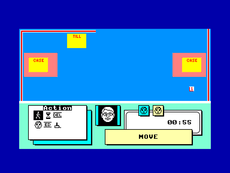 screenshot of the Amstrad CPC game They Stole a Million by GameBase CPC