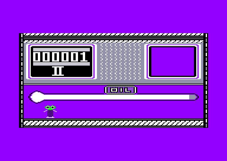 screenshot of the Amstrad CPC game Thing on a spring by GameBase CPC