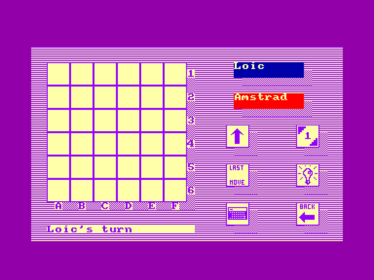 screenshot of the Amstrad CPC game Think ! by GameBase CPC