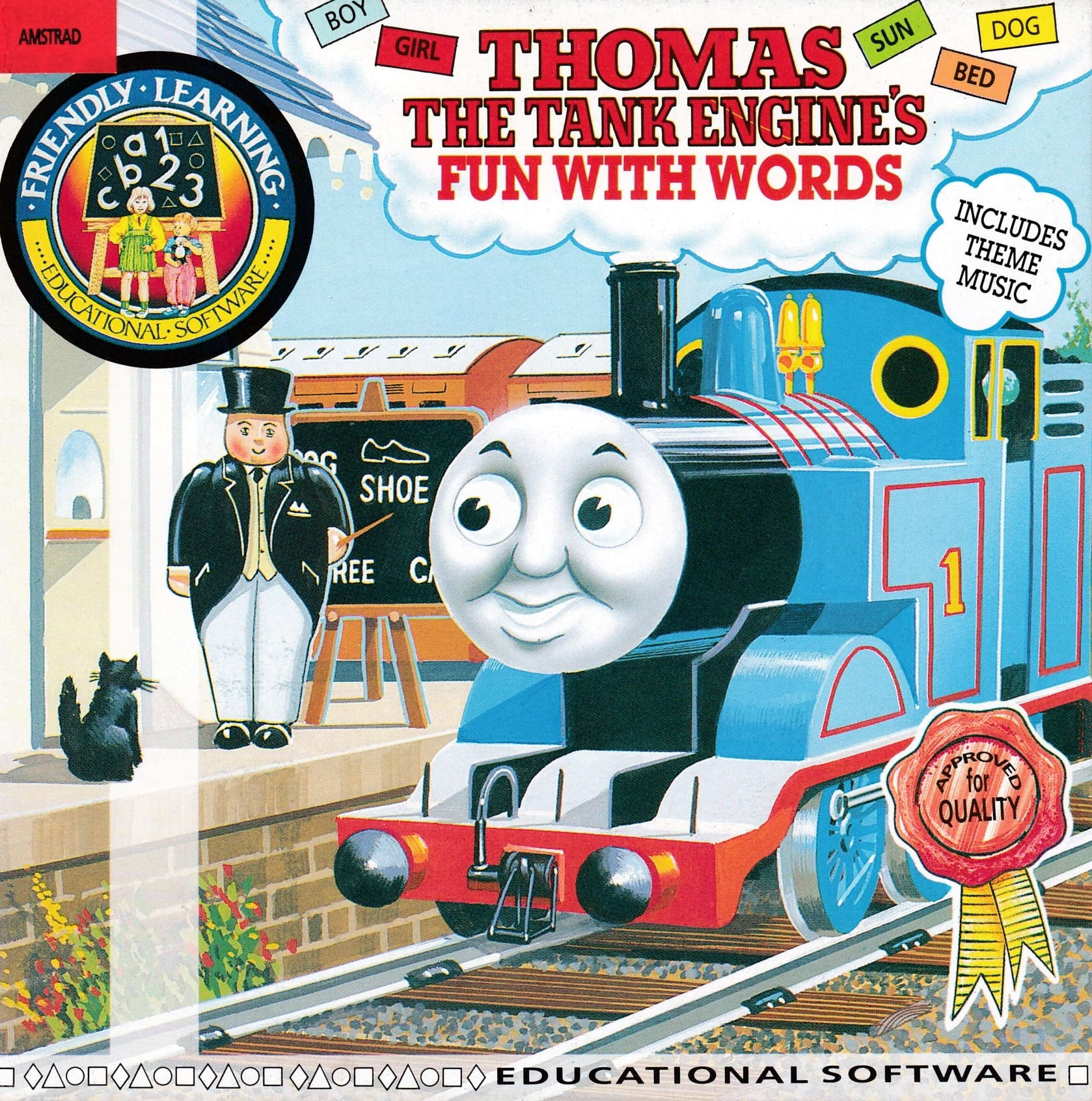 screenshot of the Amstrad CPC game Thomas The Tank Engine 2 - The Race by GameBase CPC