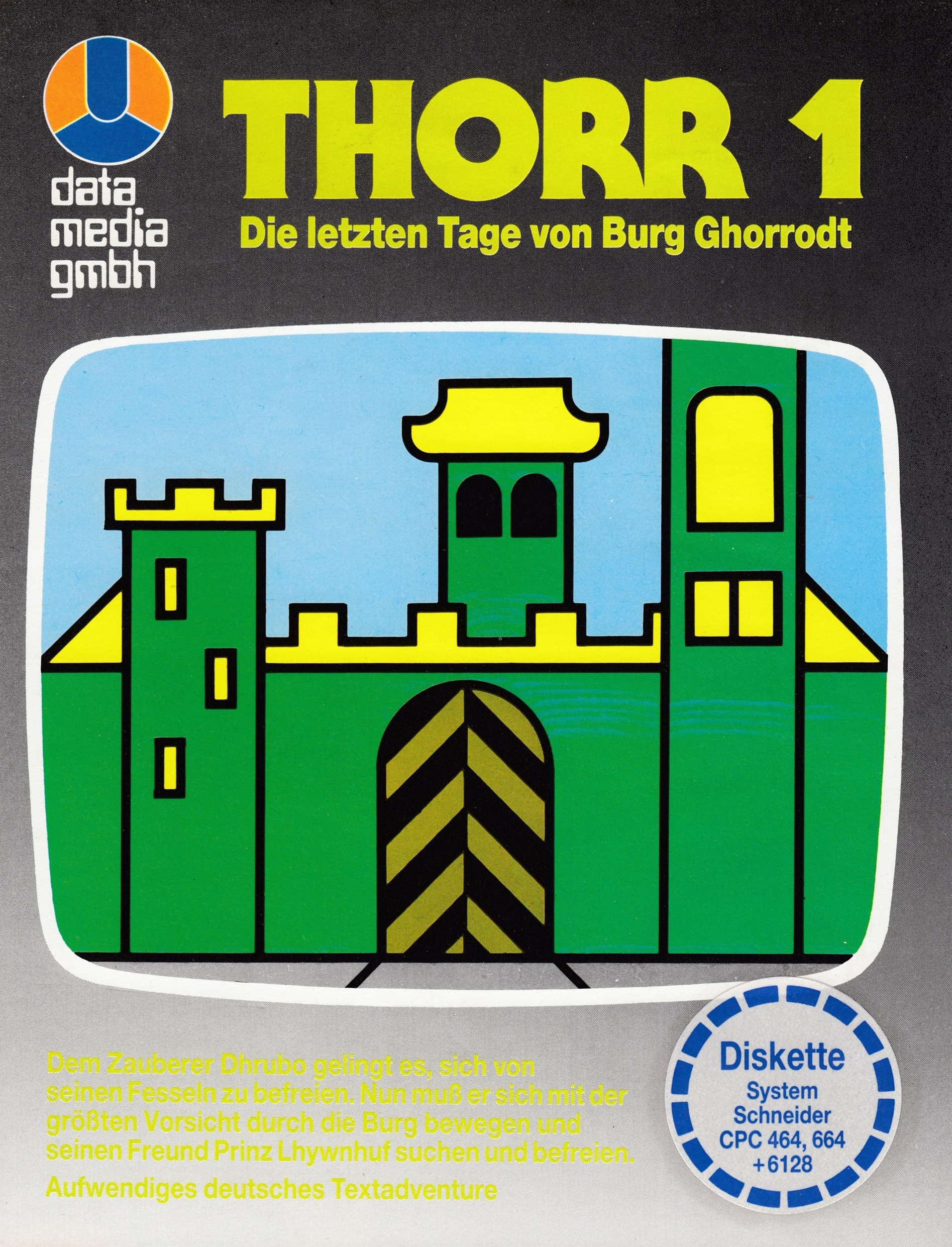 screenshot of the Amstrad CPC game Thorr 1 by GameBase CPC