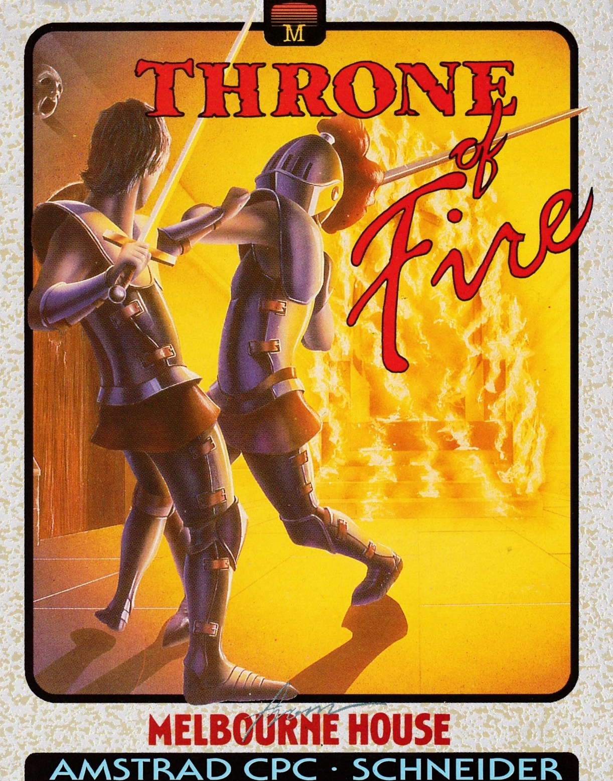 screenshot of the Amstrad CPC game Throne of fire by GameBase CPC