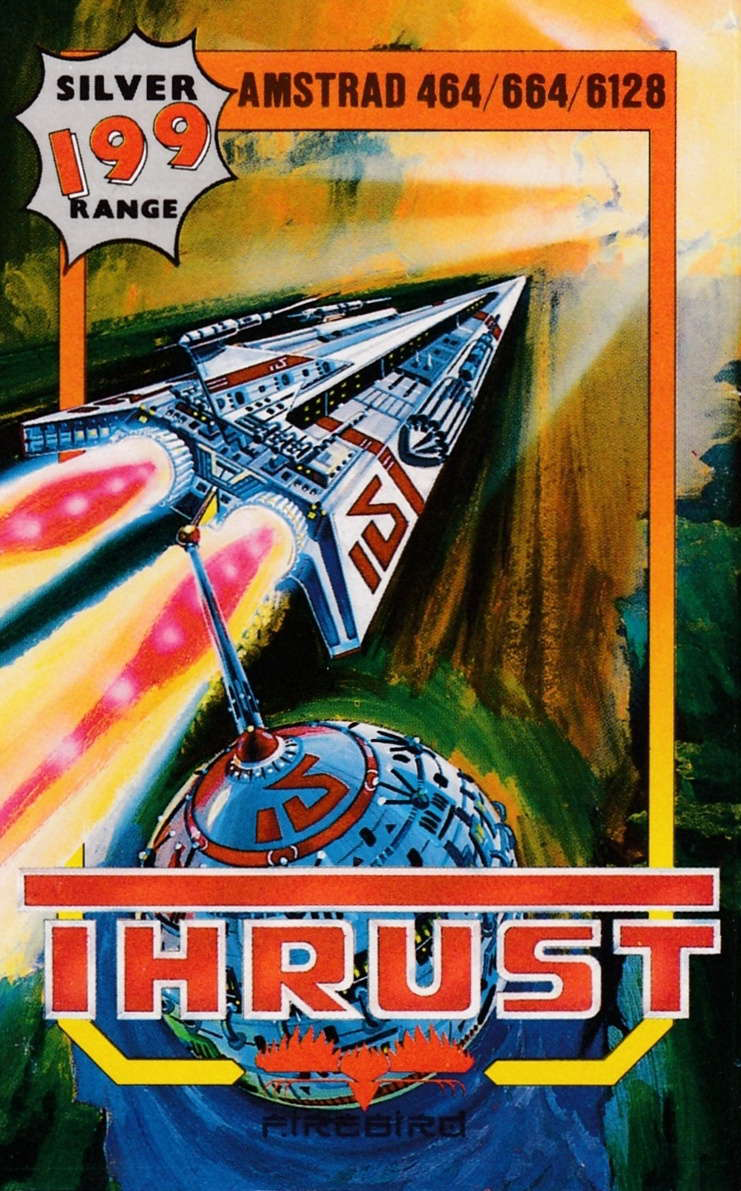 cover of the Amstrad CPC game Thrust  by GameBase CPC