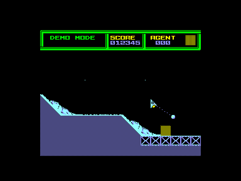 screenshot of the Amstrad CPC game Thrust II by GameBase CPC