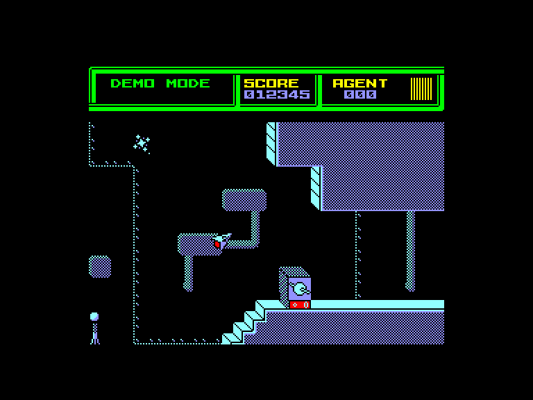 screenshot of the Amstrad CPC game Thrust II by GameBase CPC