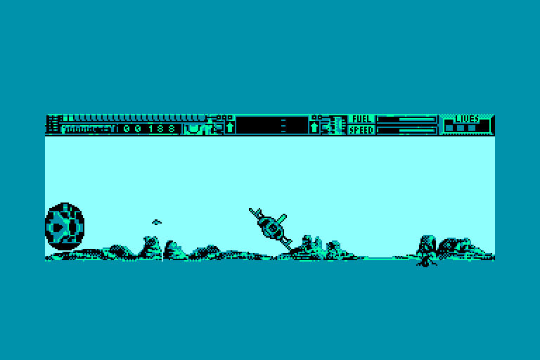 screenshot of the Amstrad CPC game Thunder burner by GameBase CPC