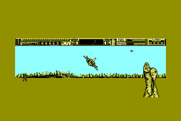 screenshot of the Amstrad CPC game Thunder burner by GameBase CPC