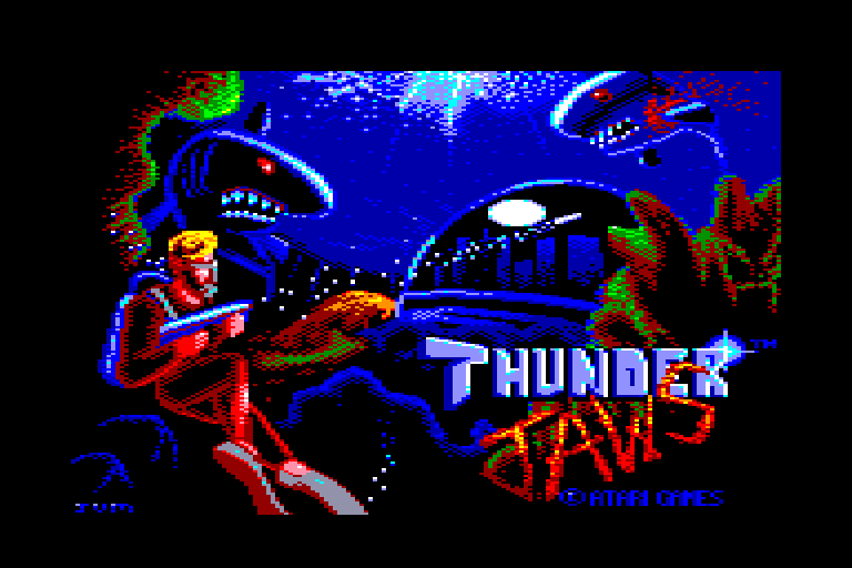 screenshot of the Amstrad CPC game Thunder Jaws by GameBase CPC