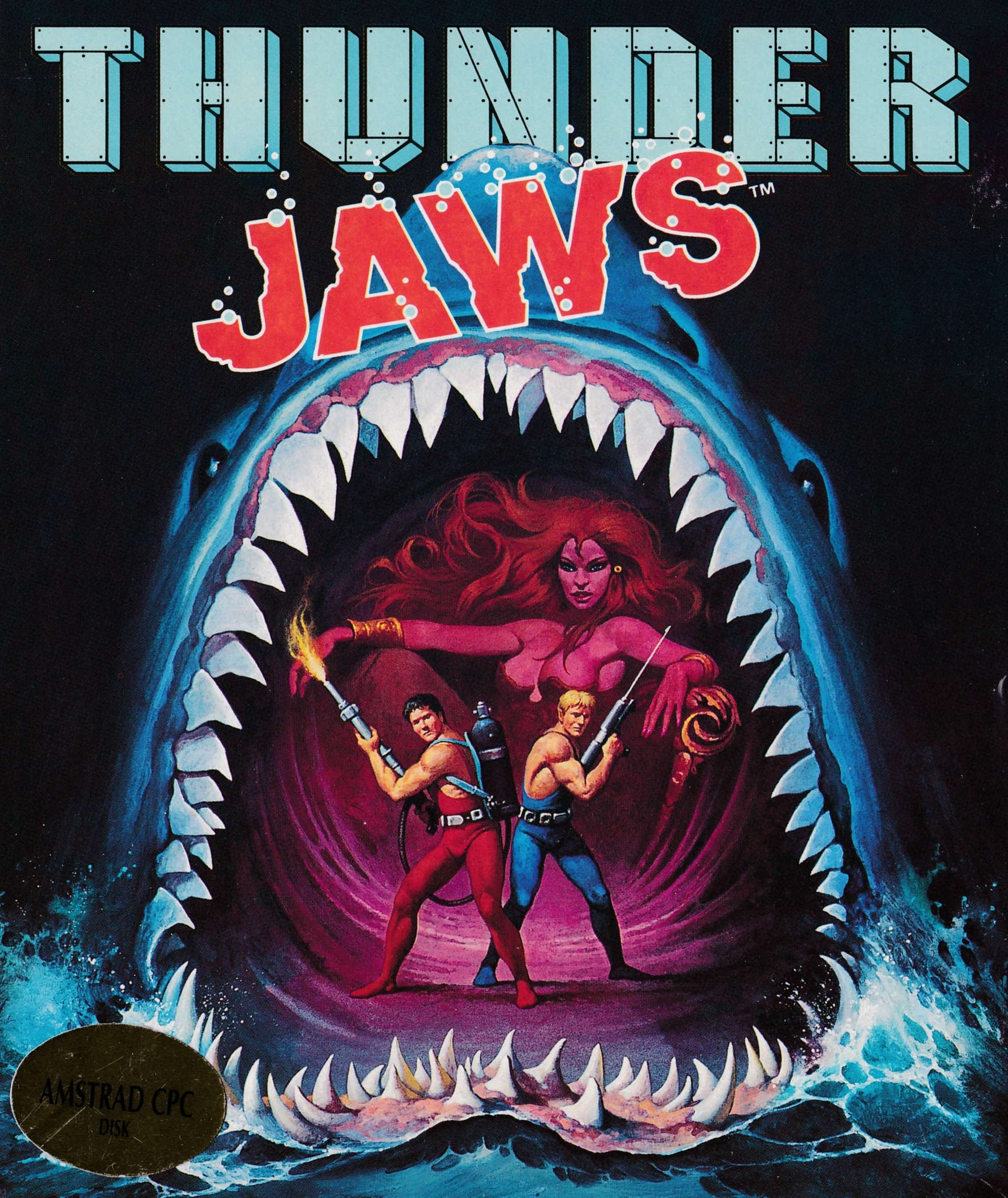 cover of the Amstrad CPC game Thunder Jaws  by GameBase CPC