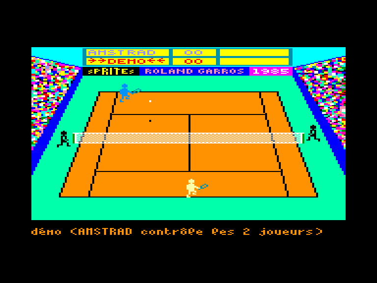 screenshot of the Amstrad CPC game Tie break by GameBase CPC