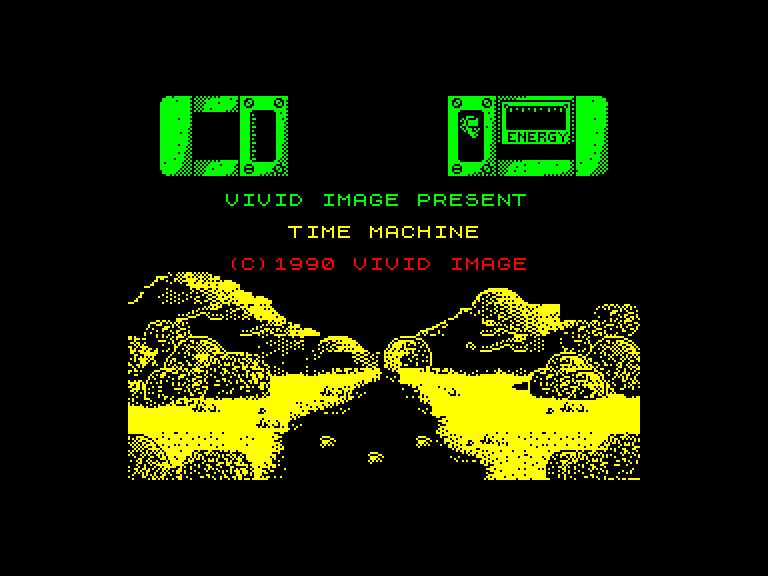 screenshot of the Amstrad CPC game Time machine by GameBase CPC