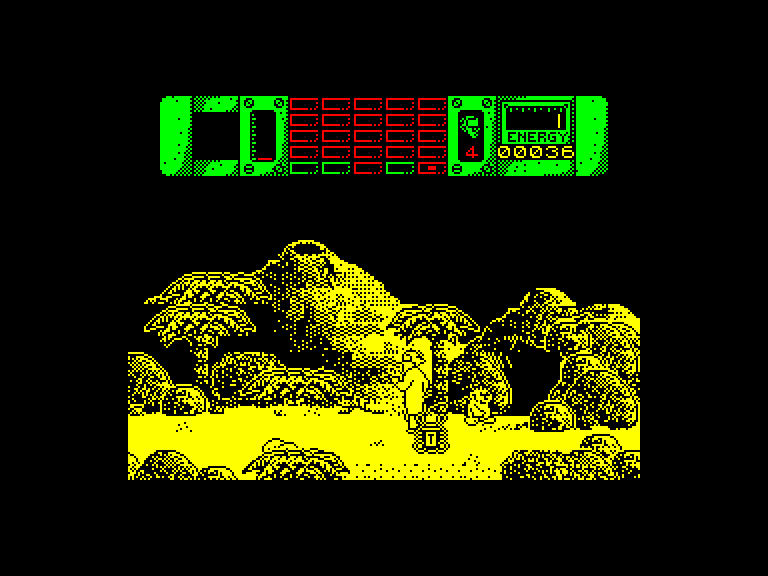 screenshot of the Amstrad CPC game Time machine by GameBase CPC