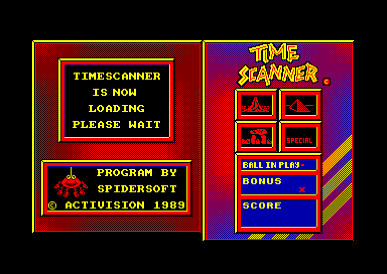 screenshot of the Amstrad CPC game Time scanner by GameBase CPC