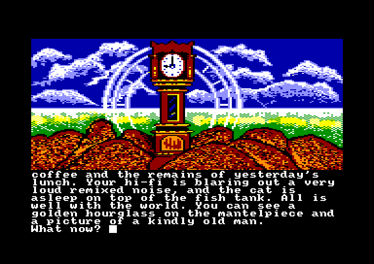 screenshot of the Amstrad CPC game Time and Magik - The Trilogy by GameBase CPC