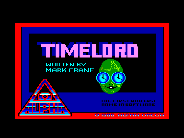 screenshot of the Amstrad CPC game Timelord by GameBase CPC