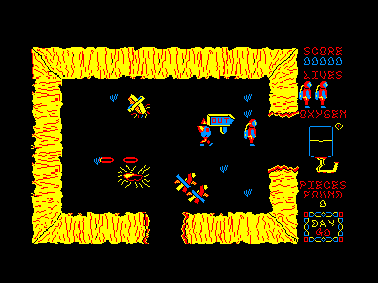 screenshot of the Amstrad CPC game Timelord by GameBase CPC