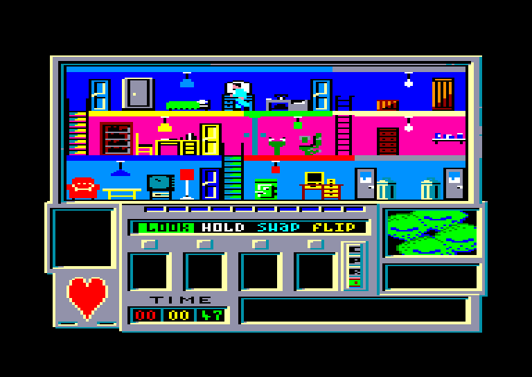 screenshot of the Amstrad CPC game Timetrax by GameBase CPC