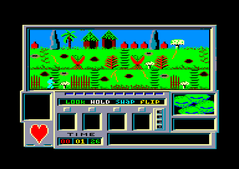 screenshot of the Amstrad CPC game Timetrax by GameBase CPC